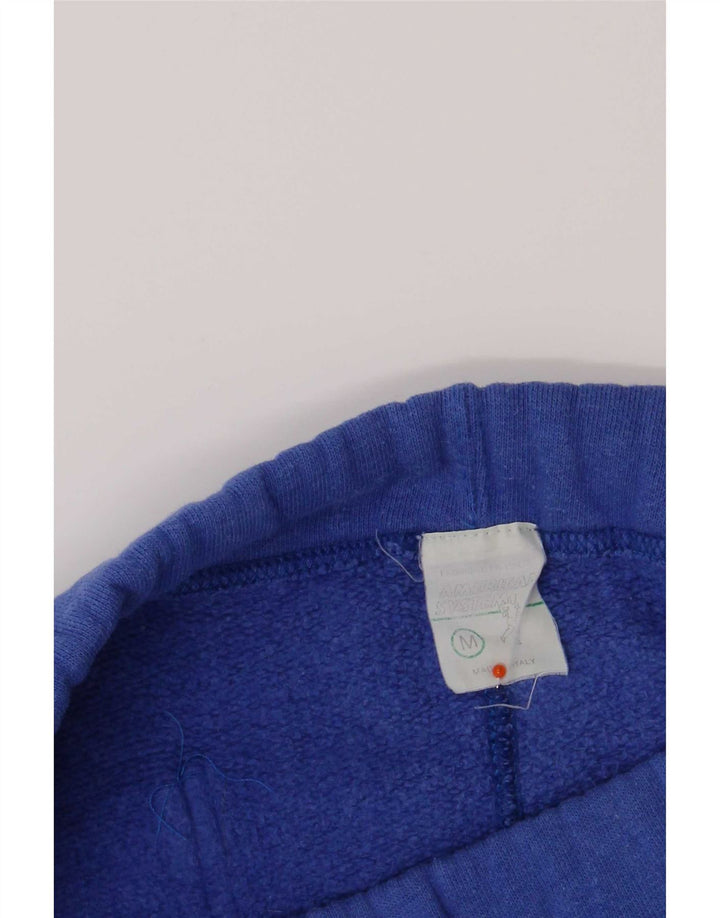 American System Pantalones De Chándal Con Gráficos Para Hombre Joggers De Algodón Azul Medio