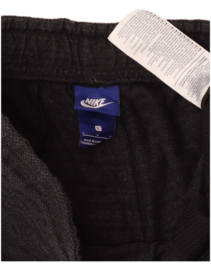 Nike - Pantalones cortos deportivos para hombre (algodón gris grande)