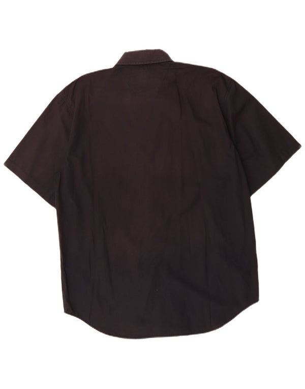 Wrangler Camisa Manga Corta Hombre XL Marrón Algodón