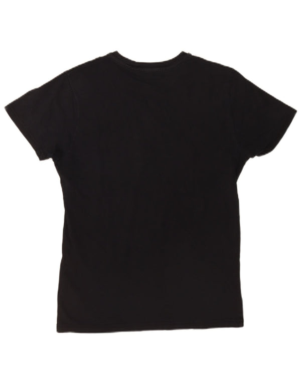 DIESEL Camiseta gráfica para hombre Top Small Black Cotton