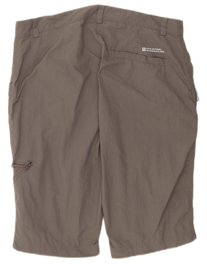 Pantalones cortos tipo cargo para mujer de Mountain Warehouse UK 44 Large W34 Nylon gris