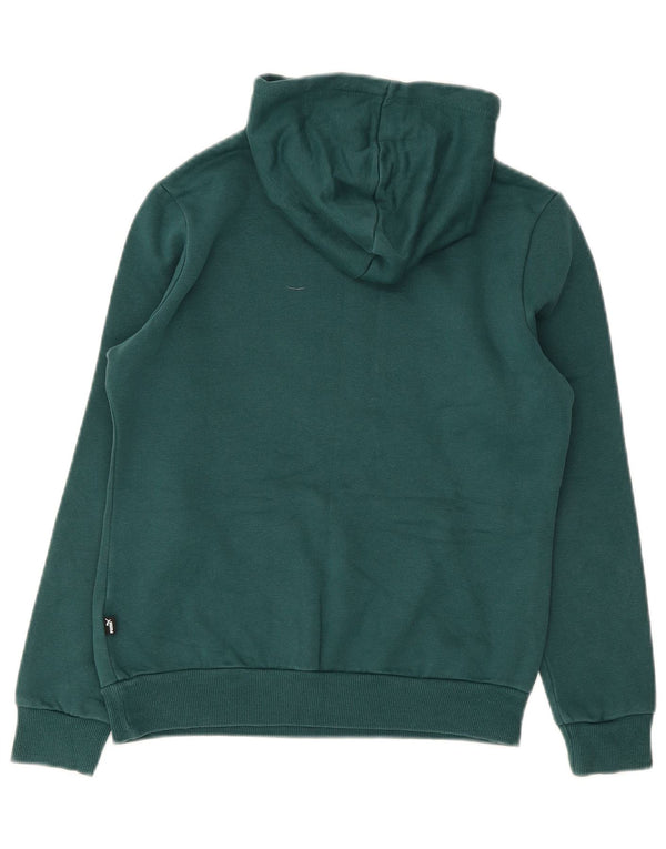 Puma Mujer Graphic Sudadera con capucha Jumper UK 10 Pequeño Algodón Verde