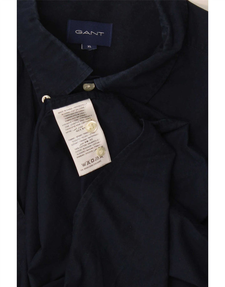 Gant Camisa Regular Hombre XL Azul Marino Algodón