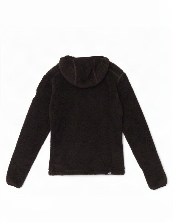 Jersey de forro polar con capucha para mujer Vans UK 10 Small Poliéster negro