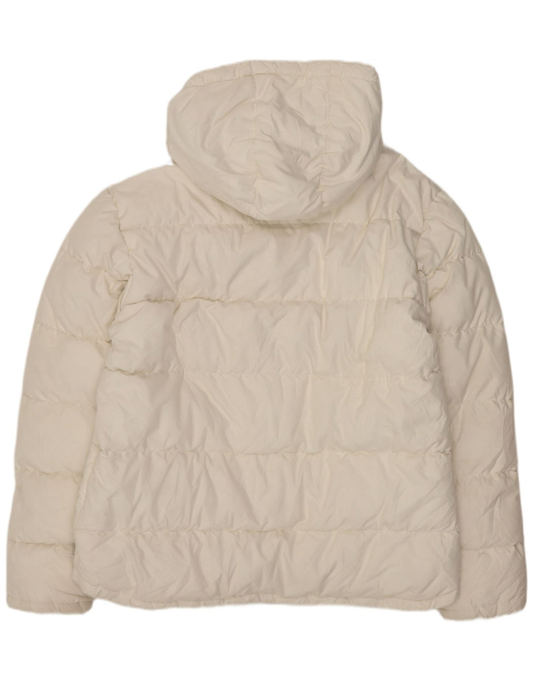 FILA Chaqueta acolchada con capucha para hombre UK 42 XL Poliéster blanco