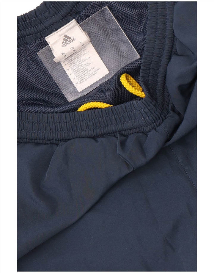 Pantalón Corto Deportivo Adidas Hombre Azul Medio Colorblock Poliéster