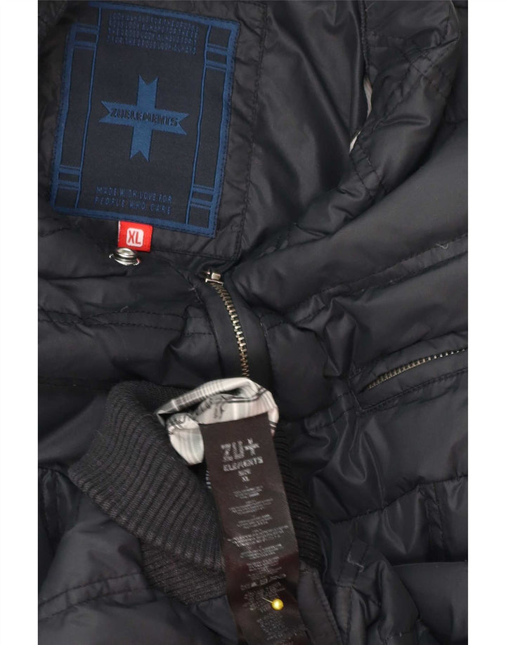 Zu Elements Chaqueta acolchada para hombre UK 42 XL Azul marino Poliéster