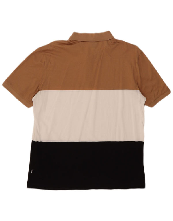 Hugo Boss Polo De Algodón Color Block Grande Multicolor | Hombre