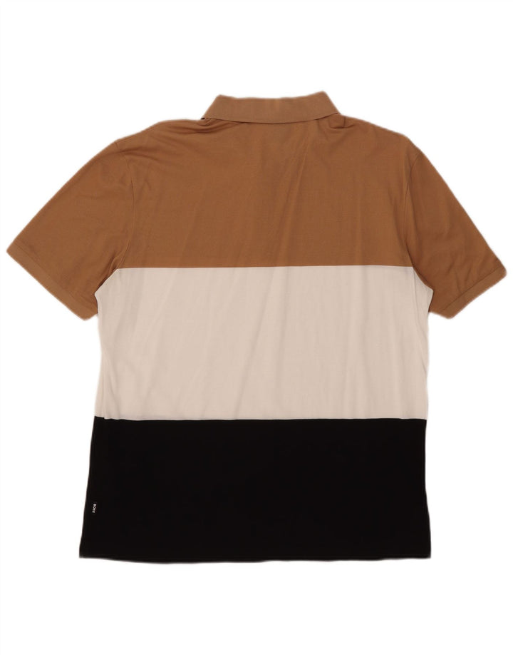 Hugo Boss Polo De Algodón Color Block Grande Multicolor | Hombre