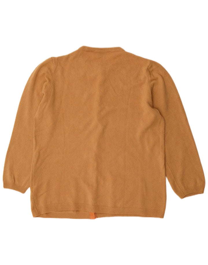 Marks & Spencer Suéter Cárdigan para Mujer UK 20 2XL Lana Beige