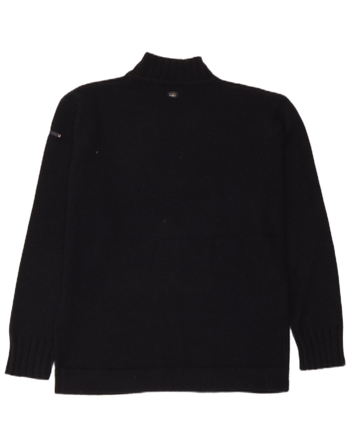 Duck And Cover Jersey De Cuello Alto Con Gráfico Para Hombre Acrílico Negro Medio