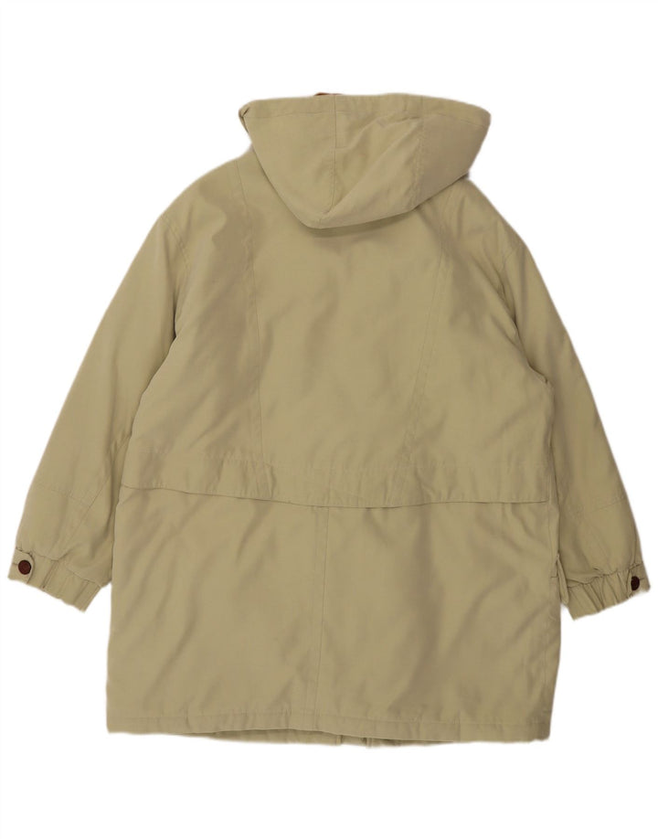 Ensign Abrigo cortavientos con capucha para mujer US 16 2XL Beige Poliéster