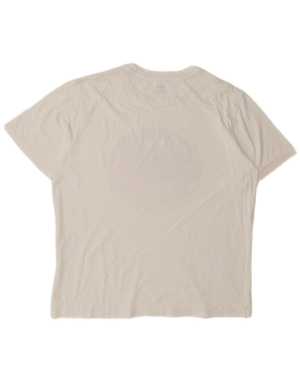 Levi's Hombre Camiseta Gráfica Top Medio Blanco