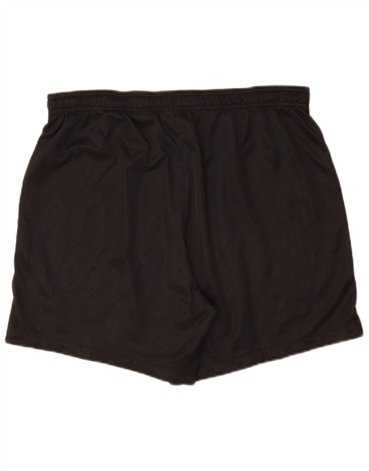 Nike - Pantalones cortos deportivos para hombre, talla grande, poliéster a rayas negras
