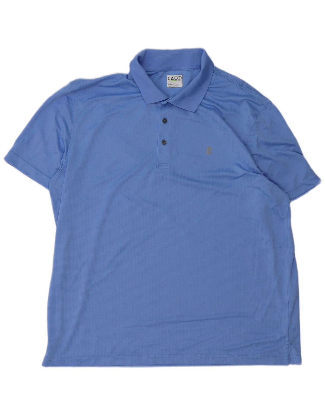 IZOD Polo grande y alto para hombre 2XL Poliéster azul