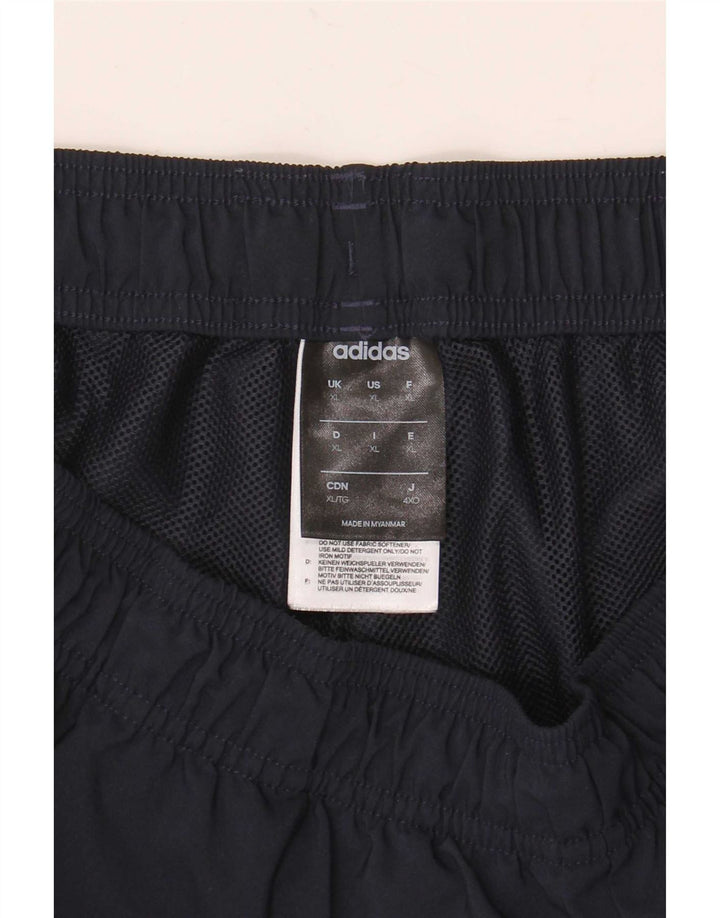 Adidas Pantalones cortos deportivos para hombre XL Azul marino Poliéster