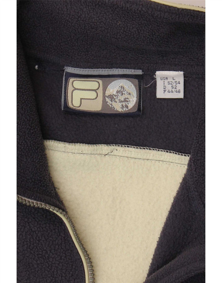 Fila Chaqueta polar para hombre IT 52/54 Large Azul marino Colorblock