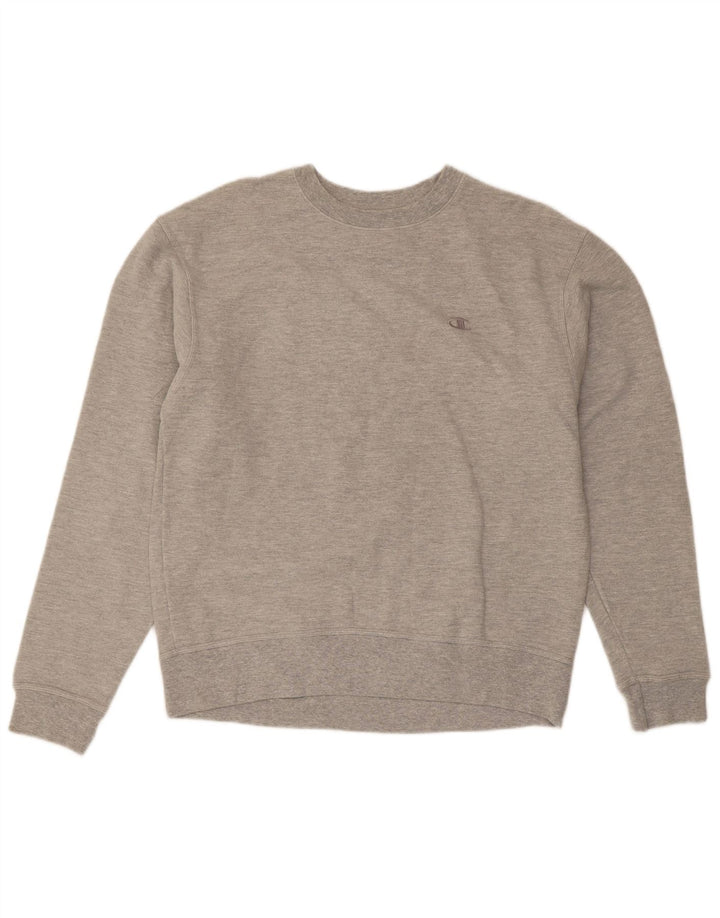 Champion Sudadera Regular Fit Jersey De Algodón Gris Medio Hombre