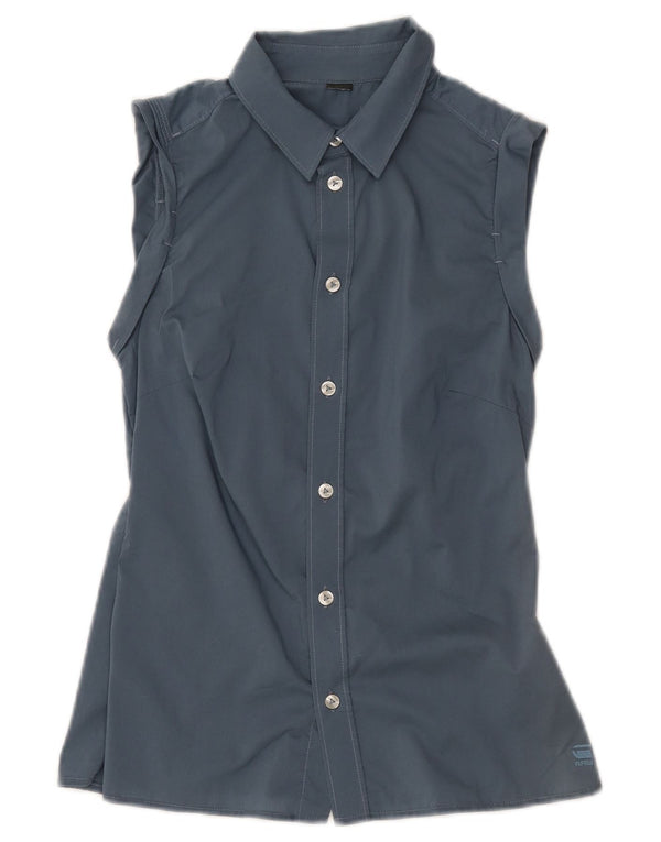 G-STAR Camisa sin mangas para mujer UK 8 Small Algodón azul