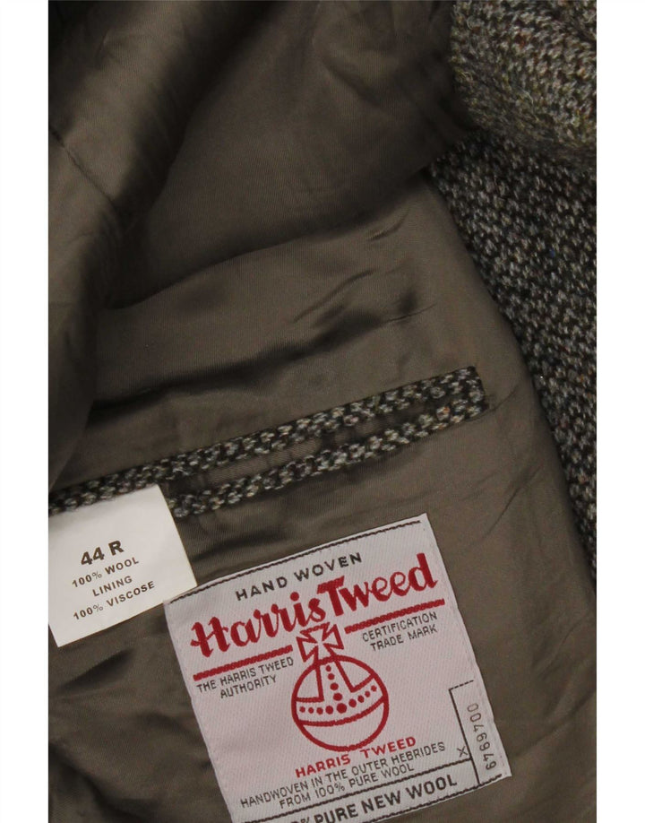 Harris Tweed Chaqueta Blazer para Hombre UK 44 2XL Gris Lana Nueva