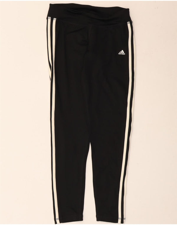Adidas Leggings Climalite para mujer Reino Unido 8/10 Pequeño Negro Poliéster