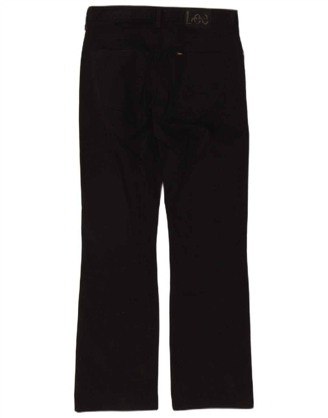 Lee Cameron Bootcut Pantalones Casuales para Mujer W32 L33 Algodón Negro
