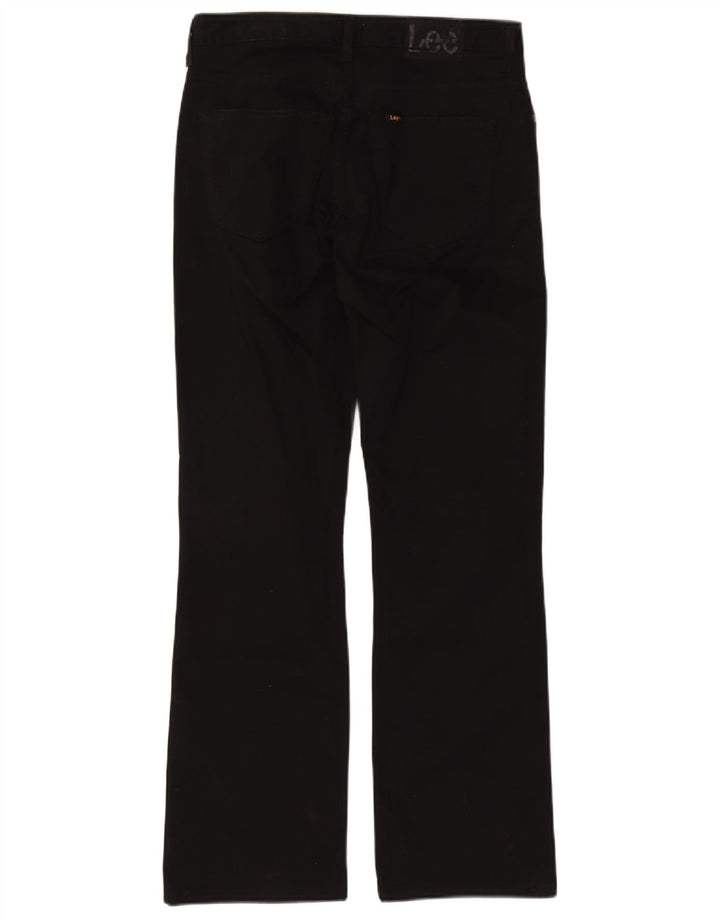 Lee Cameron Bootcut Pantalones Casuales para Mujer W32 L33 Algodón Negro