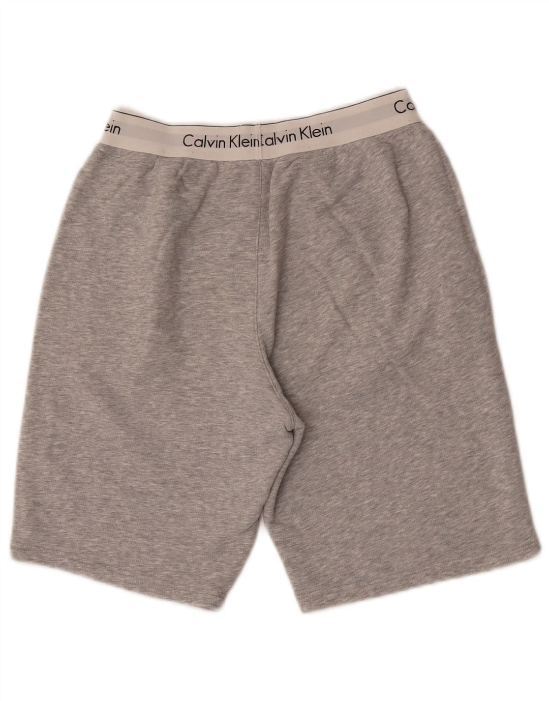 Calvin Klein Pantalones cortos deportivos gráficos para hombre de algodón gris pequeño