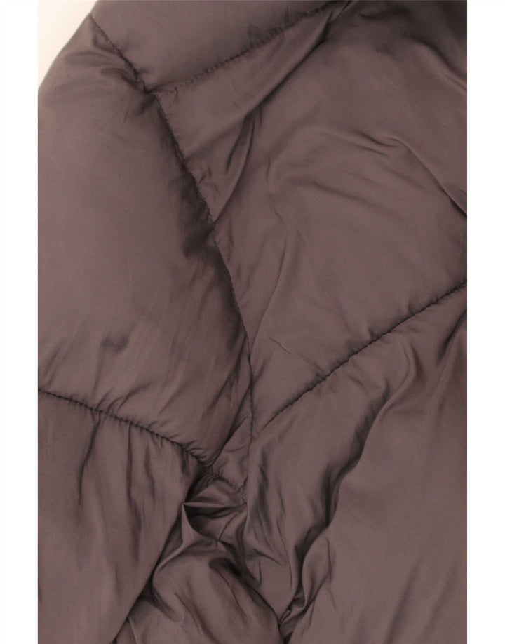 PEPE Jeans Chaqueta Acolchada Extragrande con Capucha para Mujer UK 10 Small Gris Poliéster