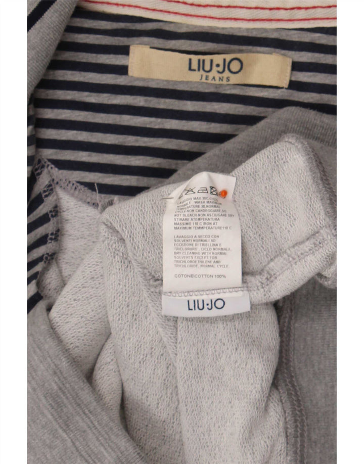 Liu Jo Chaqueta De Chándal Con Gráfico Para Hombre XL Algodón Gris