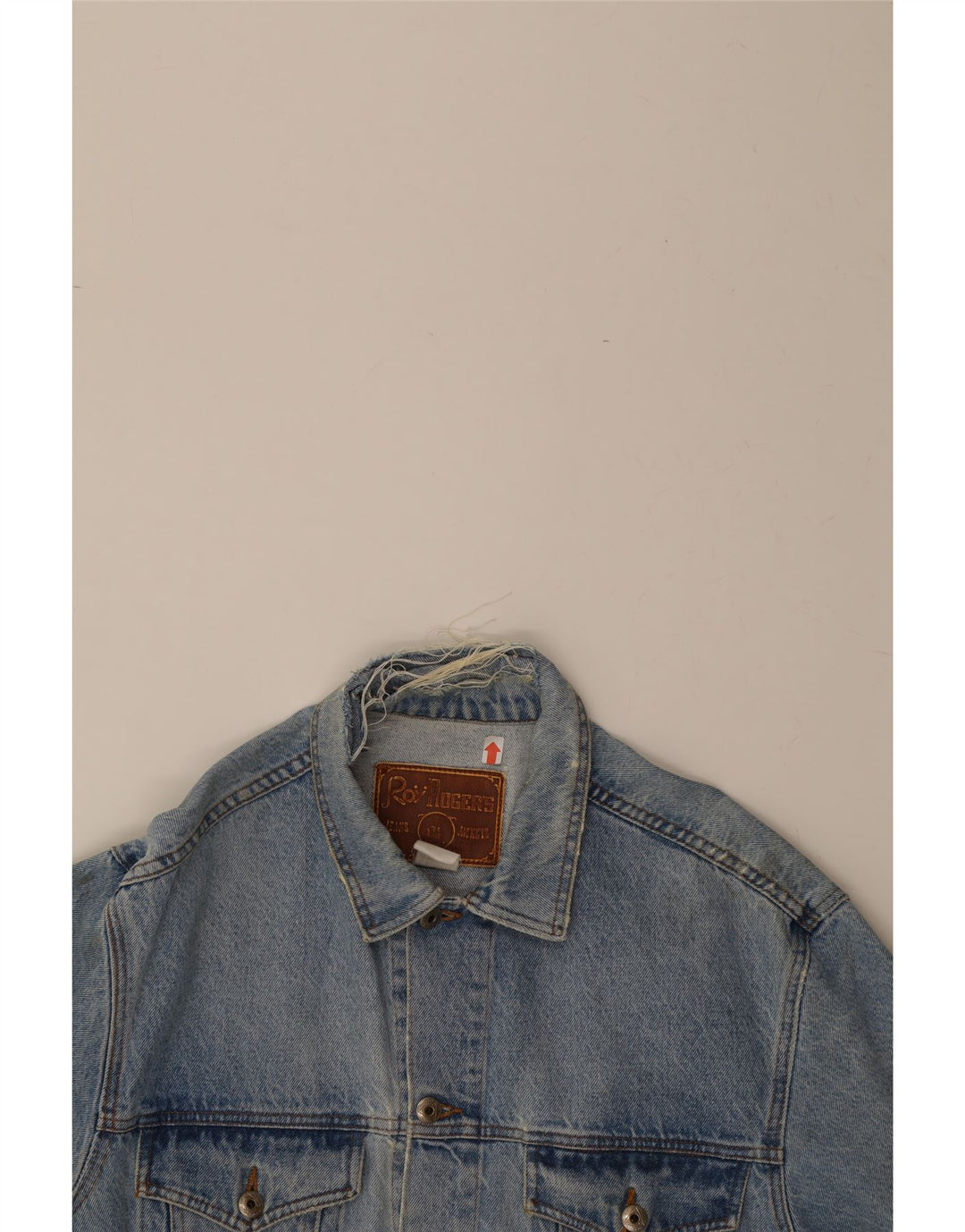 ROY ROGERS Chaqueta vaquera para hombre UK 38 Azul medio