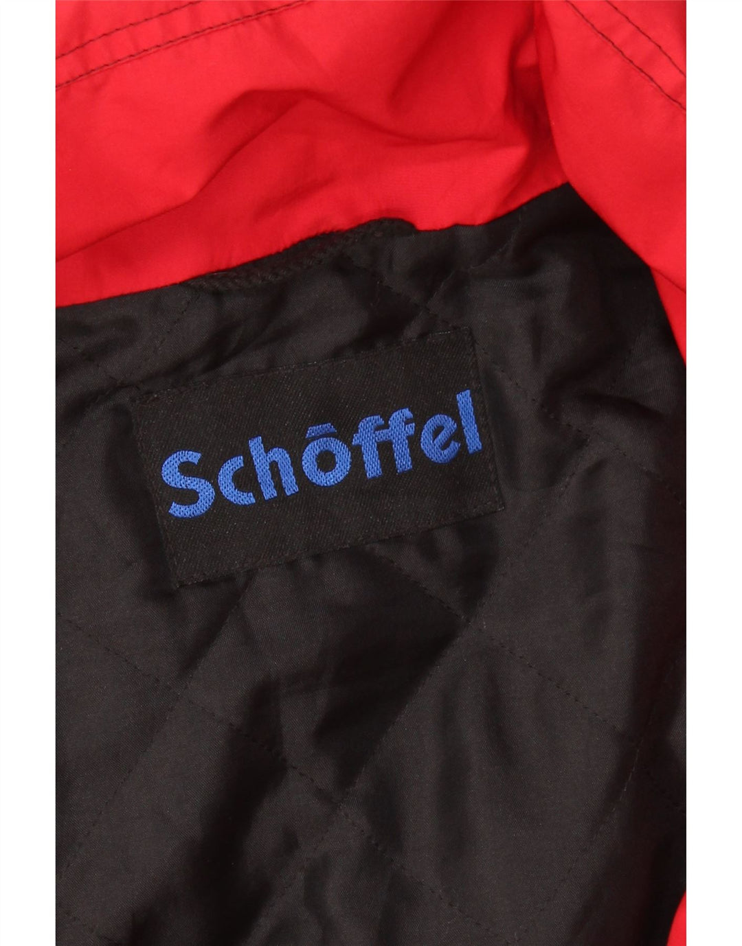 SCHOFFEL Chaqueta de esquí con capucha para hombre ES 42 XL Rojo Colorblock