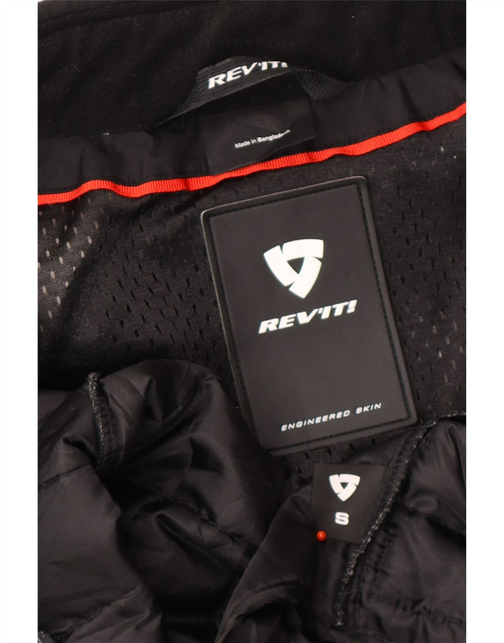 REV'IT Chaqueta motera para hombre UK 36 Small Off White Colourblock Motociclista