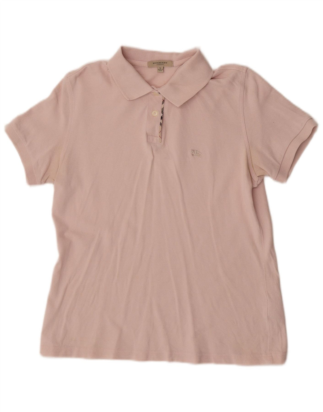 Burberry Polo para mujer Reino Unido 46 Algodón rosa grande