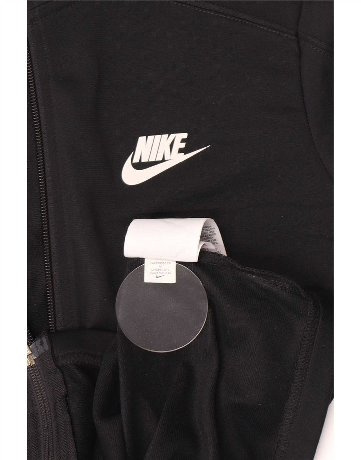 Nike Chaqueta de chándal para niños 10-11 años Mediana Negro Poliéster