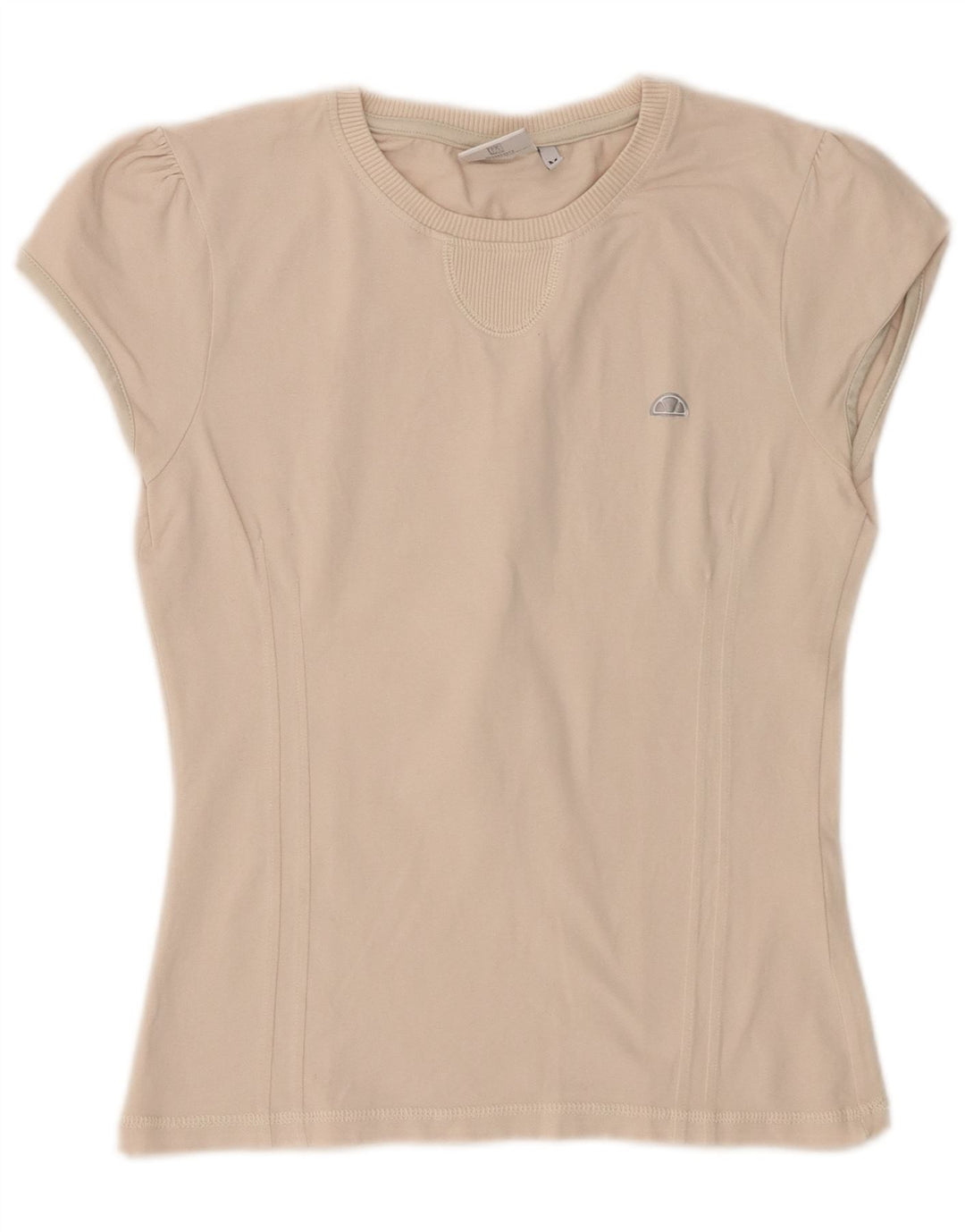 Ellesse Camiseta para mujer Top UK 12 Medium Off White