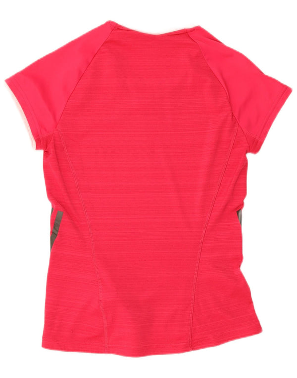 Adidas Mujer Climacool Camiseta Top UK 4/6 XS Rosa Poliéster