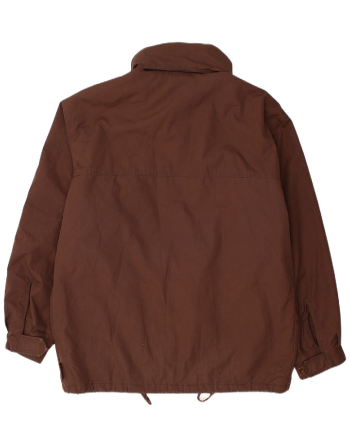 FILA Chaqueta utilitaria con capucha Magic Line para hombre IT 50 Poliéster marrón grande