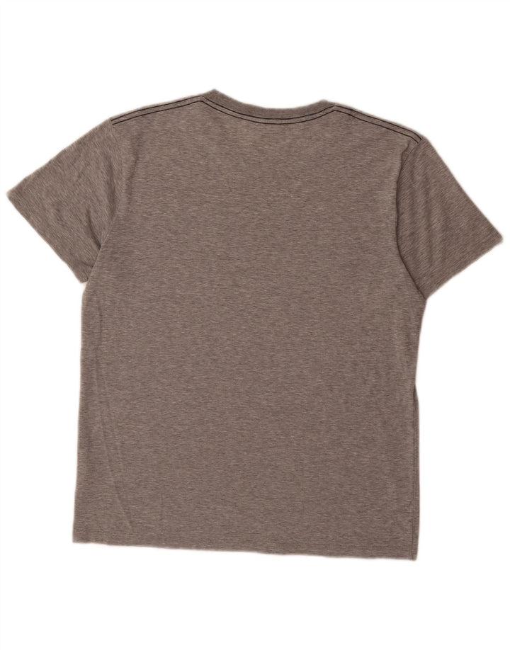 Nike - Camiseta gráfica para hombre, talla pequeña, algodón gris