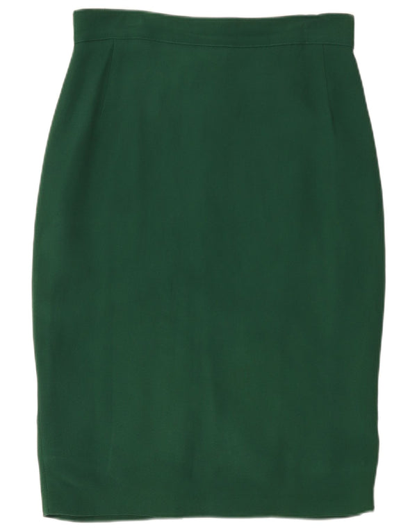 Gai Mattiolo Womens Pencil Skirt W30 Medium Green