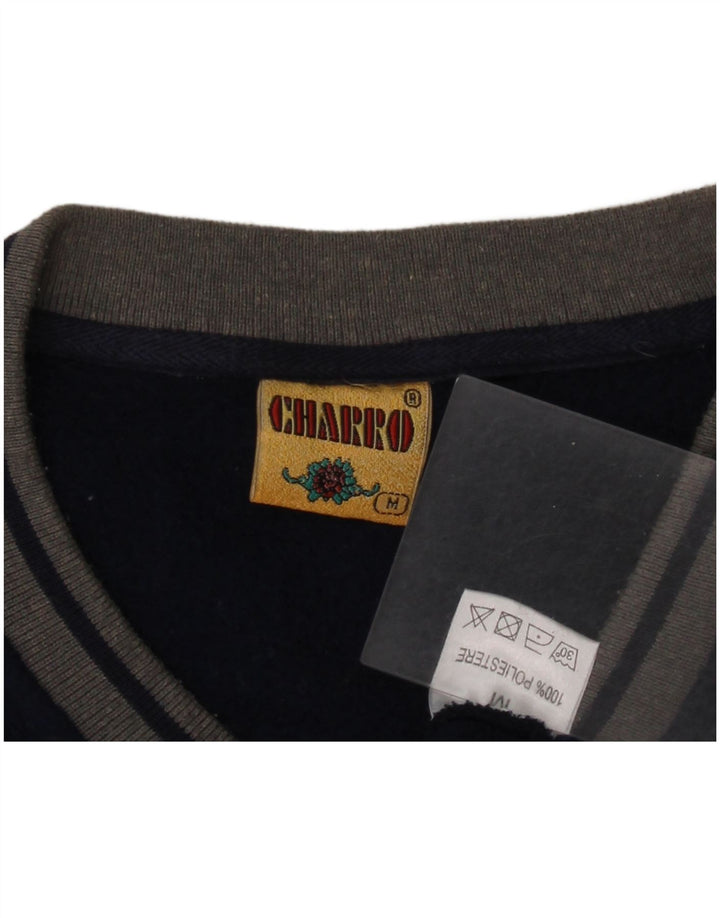 CHARRO Jersey Polar Hombre Medio Azul Marino Poliéster