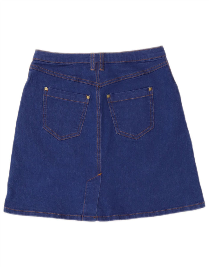 Topshop Minifalda vaquera para mujer UK 8 Small W26 Poliéster azul