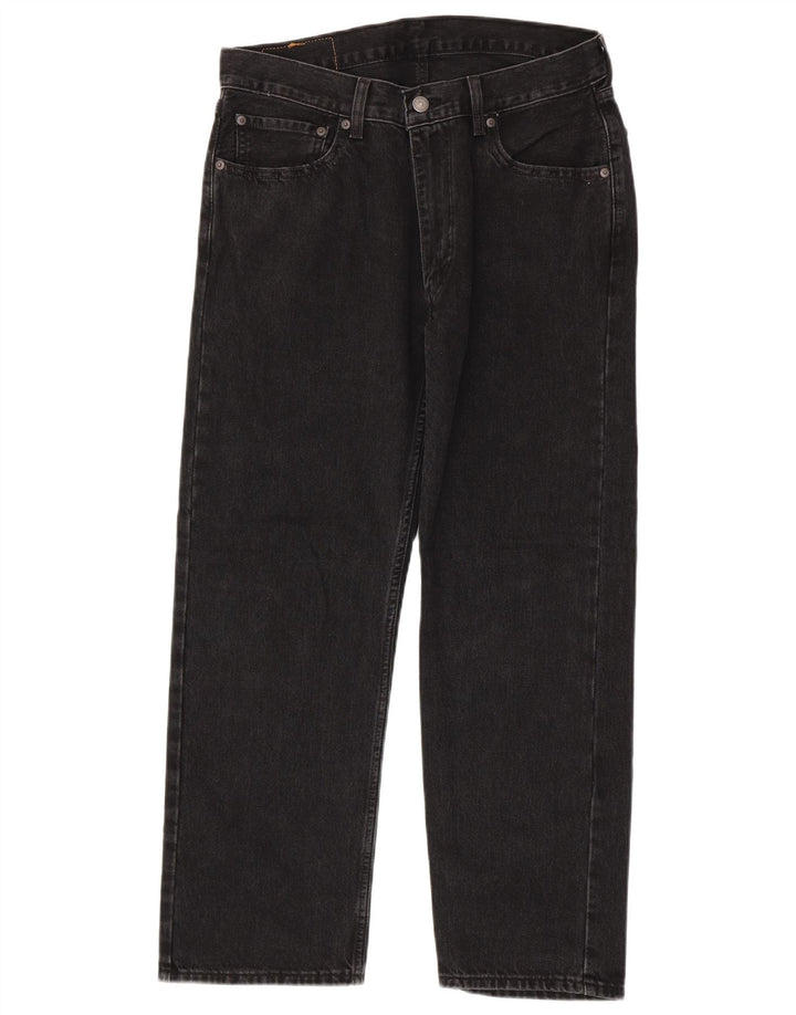 Levi's Jeans rectos 555 para hombre W32 L30 Algodón negro