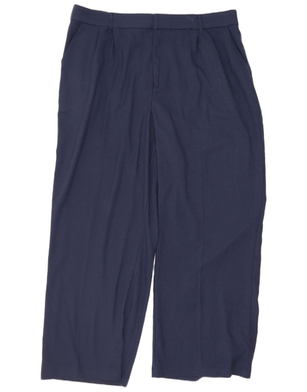 Pantalones Hollister Mujer Ultra Alto Talle 2XL W40 L29 Poliéster Azul Marino