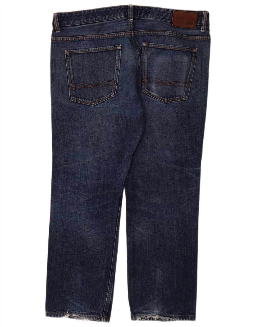 Vaqueros Hugo Boss Hombre Rectos W36 L28 Algodón Azul