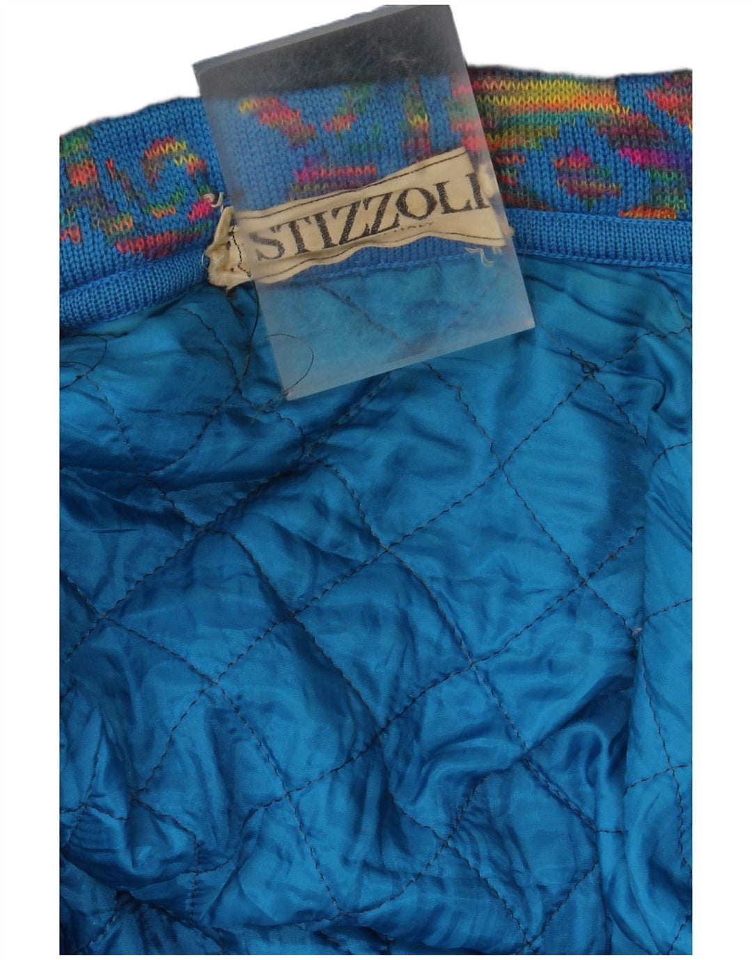 STIZZOLI Abrigo de punto con doble botonadura para mujer UK 20 2XL Azul Paisley