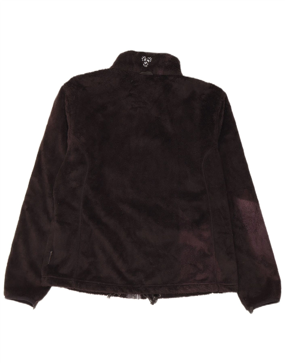 Jack Wolfskin Chaqueta polar con forro para mujer UK 46 Grande Poliéster negro