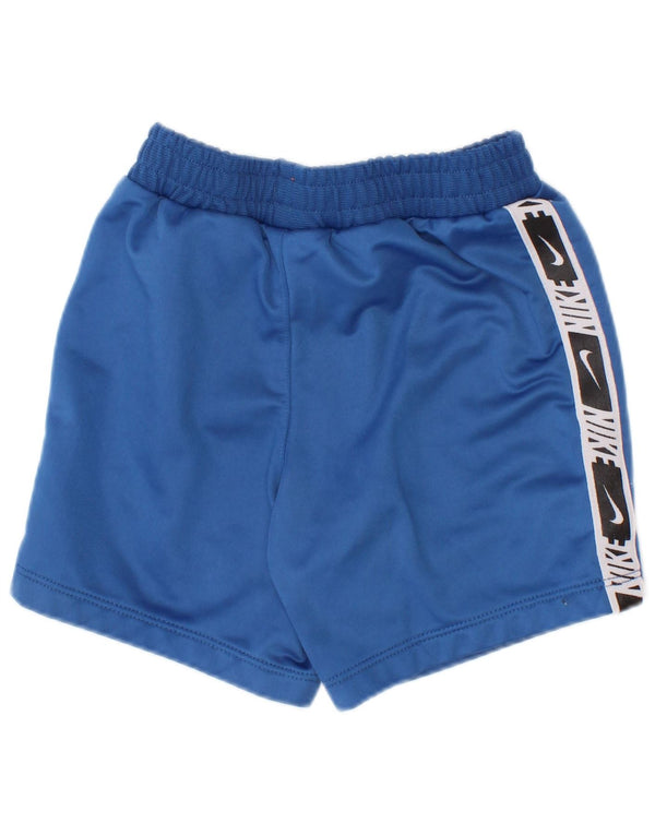 Nike - Pantalones cortos deportivos para bebés (18-24 meses), color azul, poliéster