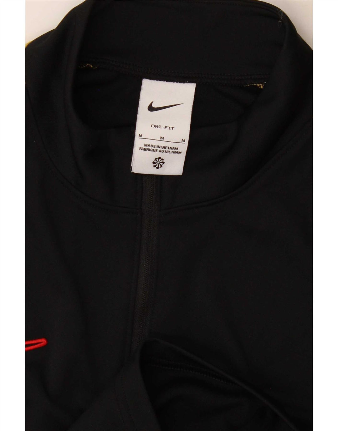 Nike Dri Fit - Chándal con cremallera y cuello para hombre, talla mediana, color negro