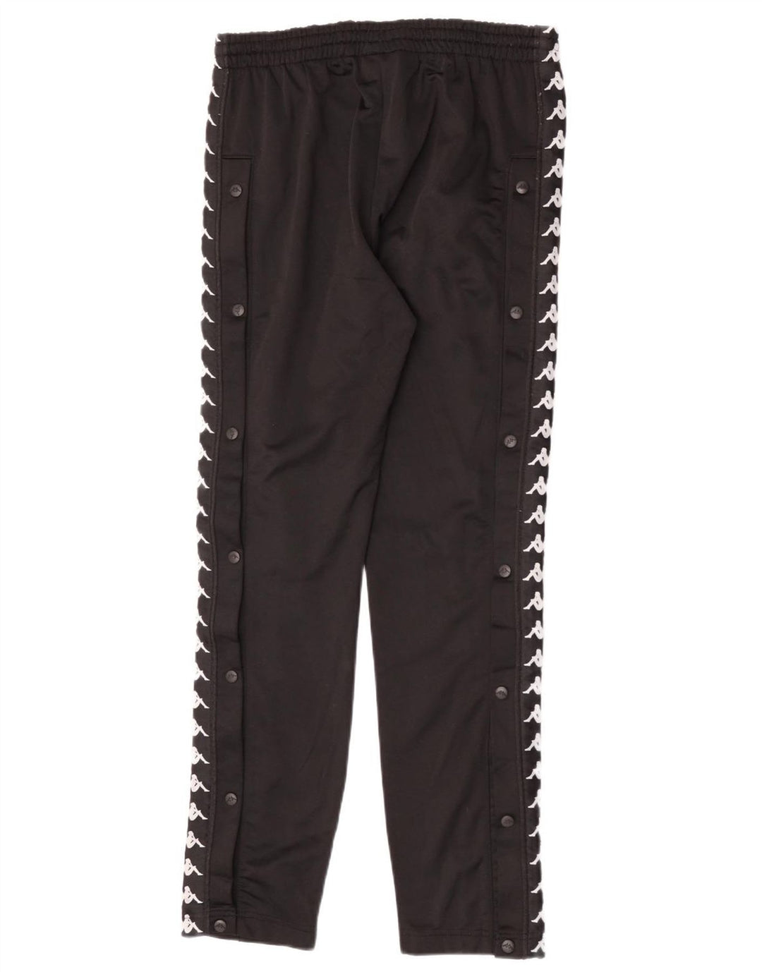 Kappa Hombre Pantalones De Chándal Gráficos Poliéster Negro Mediano